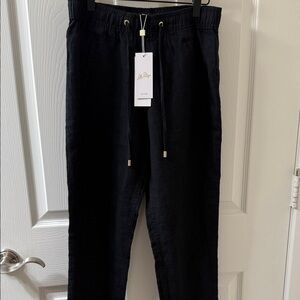 Lilly Pulitzer Black linen pants